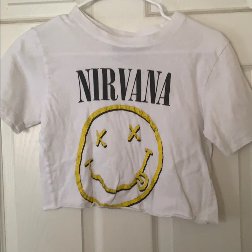 Nirvana cropped shirt